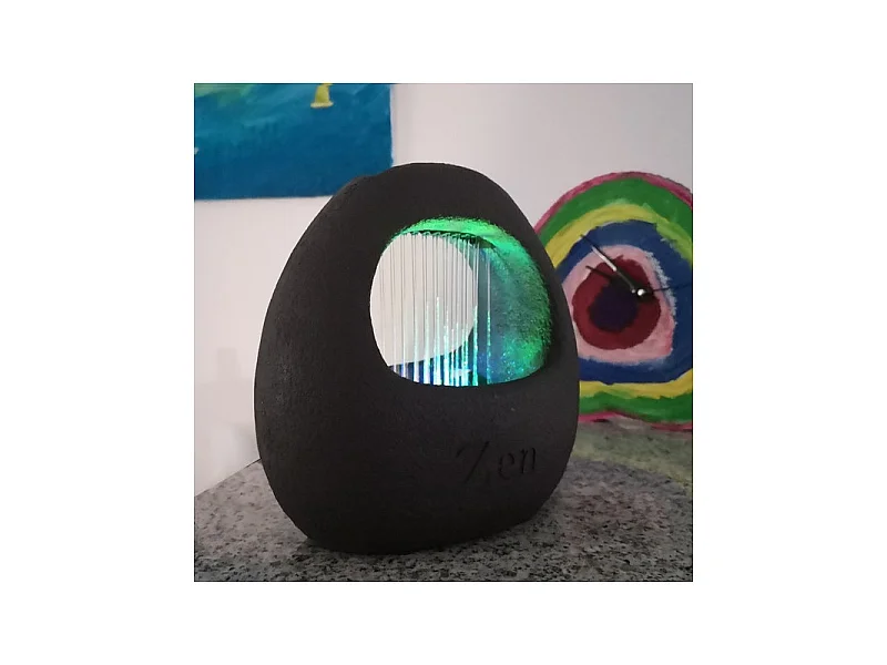 Fuente de resina Zen Cesta