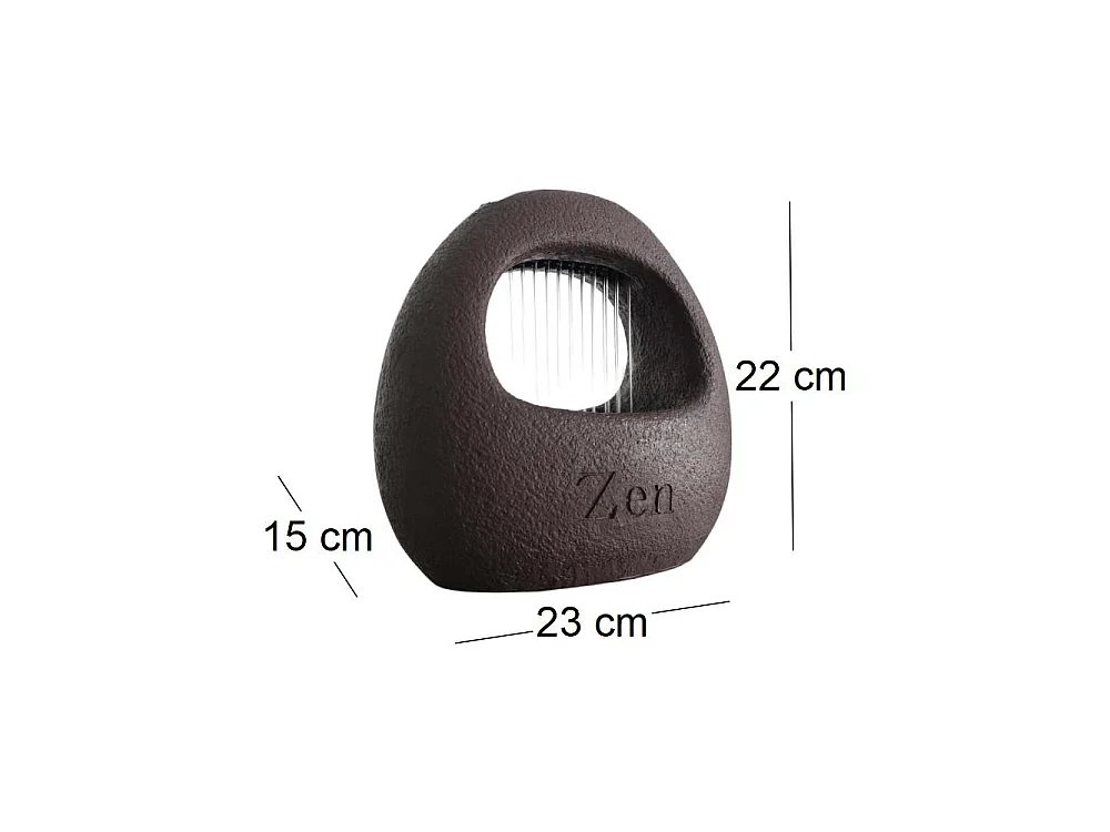 Fuente de resina Zen Cesta