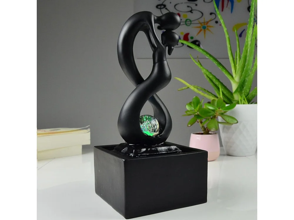 Design Zimmerbrunnen LED-Beleuchtung Amor