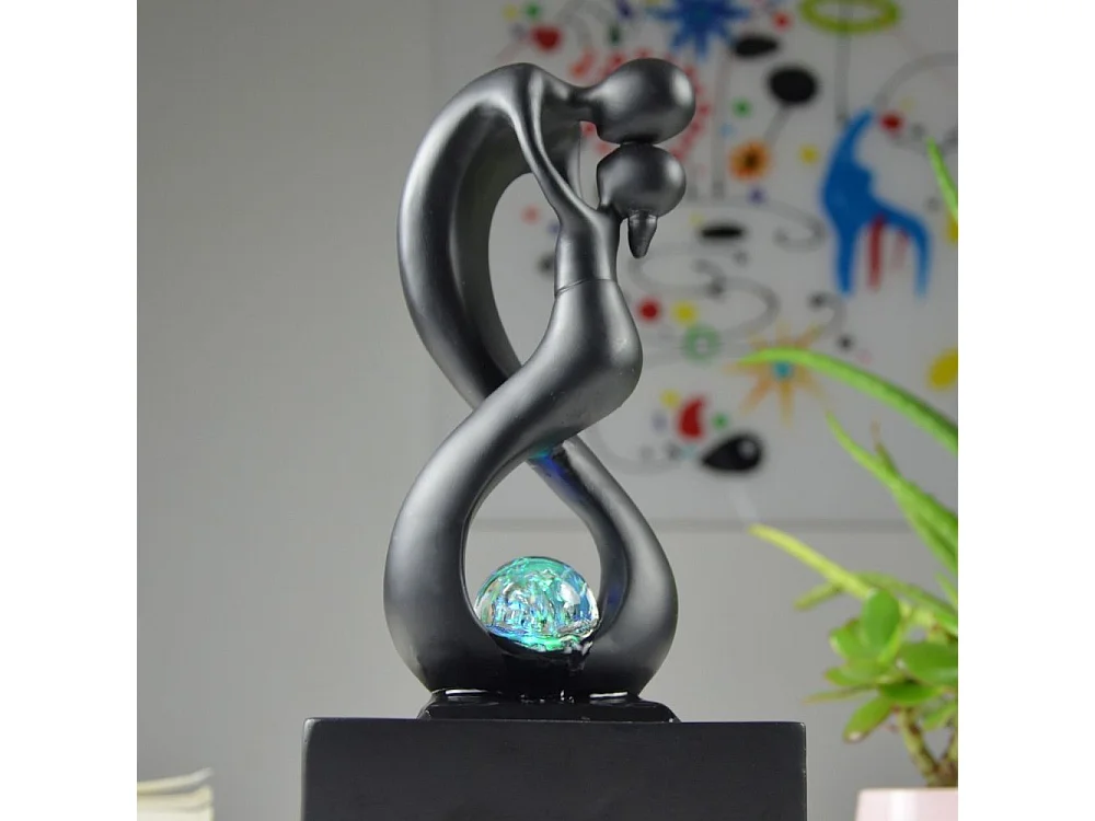 Design Zimmerbrunnen LED-Beleuchtung Amor