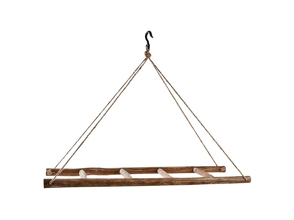 Echelle à suspendre en bois avec crochet