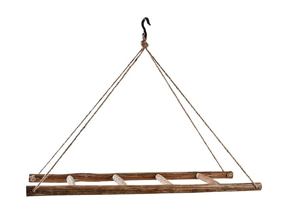 Leiter zum Aufhängen aus Holz mit Haken