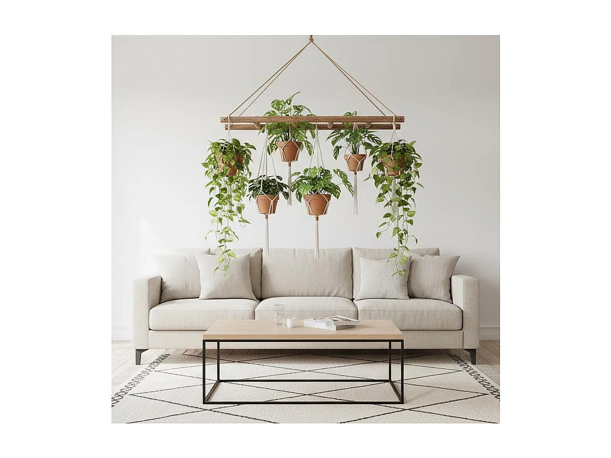 Leiter zum Aufhängen aus Holz mit Haken