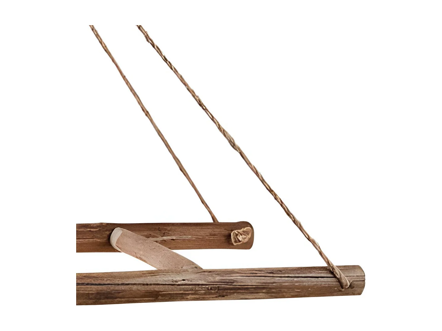 Leiter zum Aufhängen aus Holz mit Haken