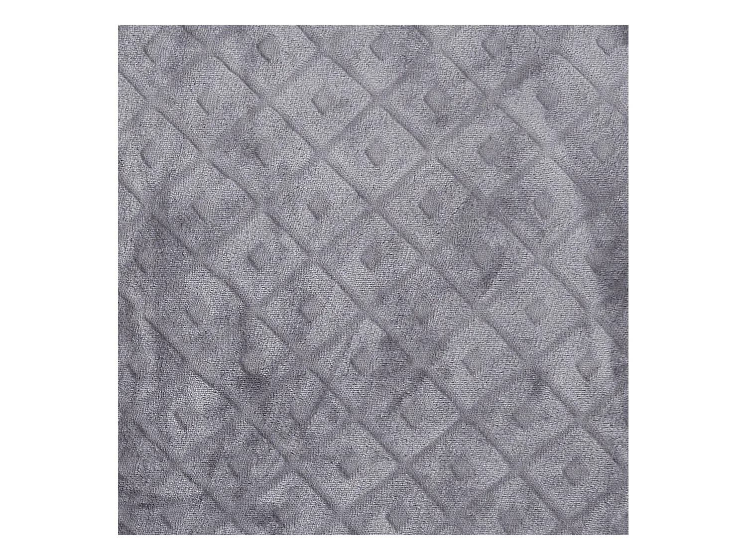 Plaid Embosse Gris 140x200cm Gris