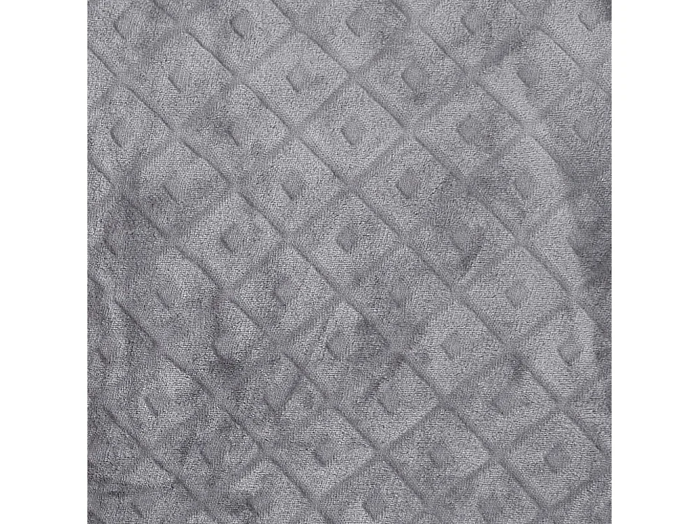 Plaid Embosse Gris 140x200cm Gris