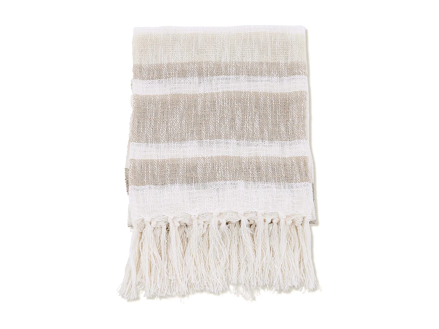 Sandy plaid 170x130cm beige.