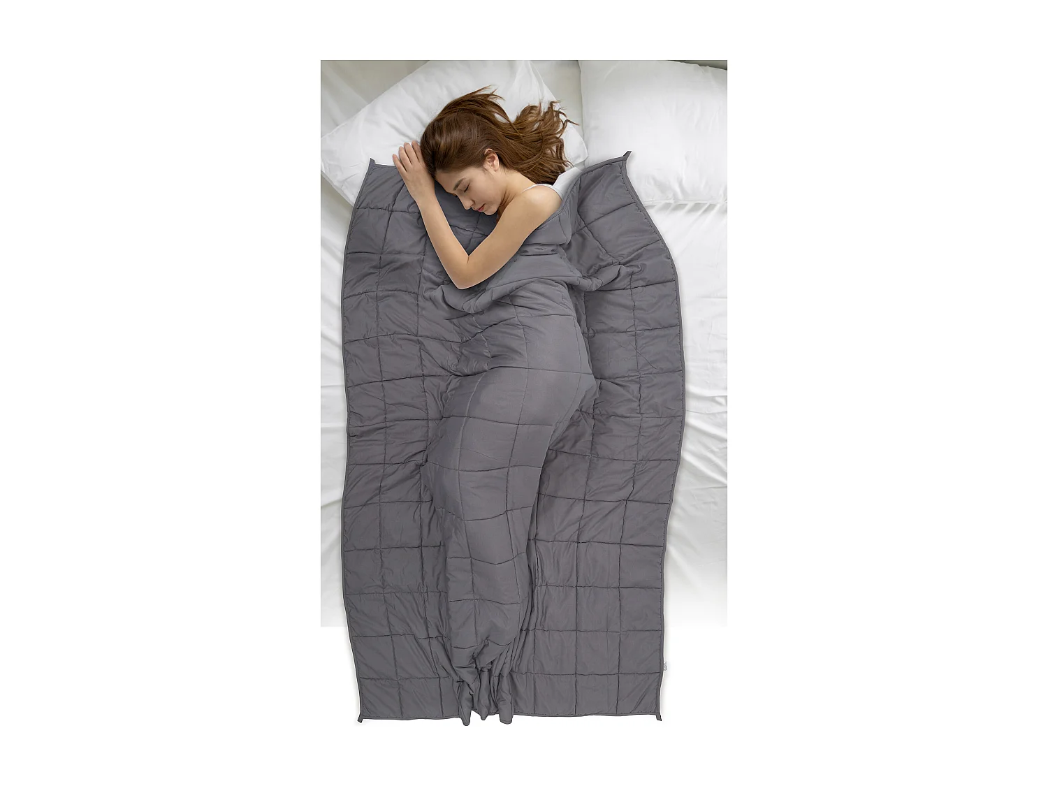 Couverture Pondérée "Sensly" 150x200cm Gris