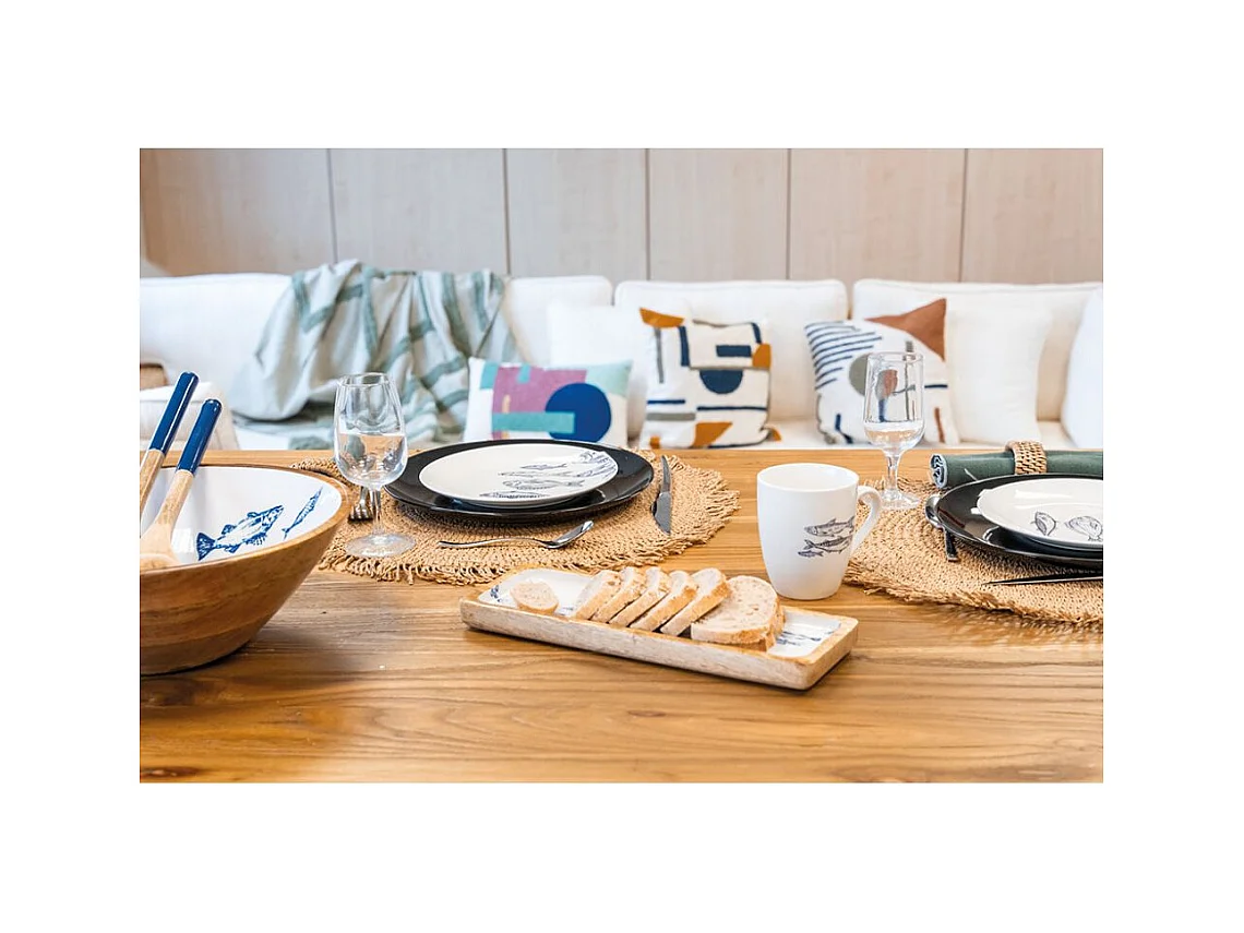 Plaid en coton tufté vert