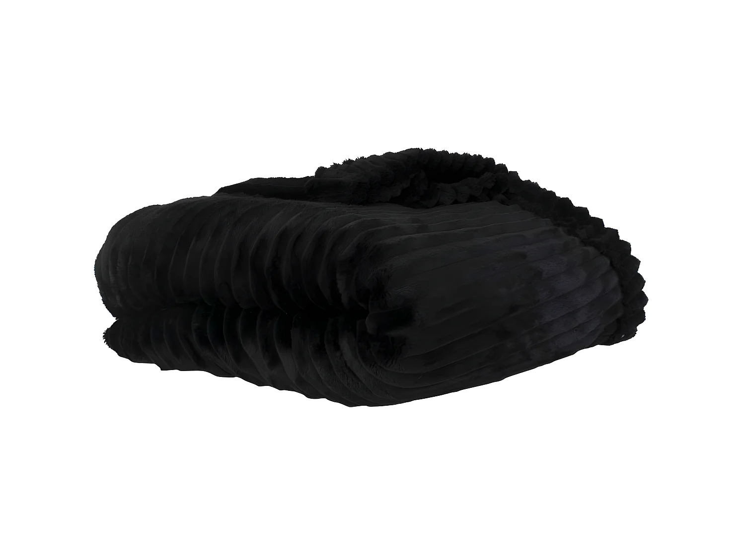 Plaid en velours côtelé 150 cm