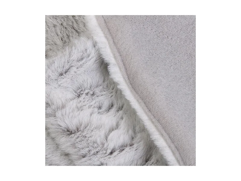 Plaid Imitation Fourrure Xxl 140x200cm Gris