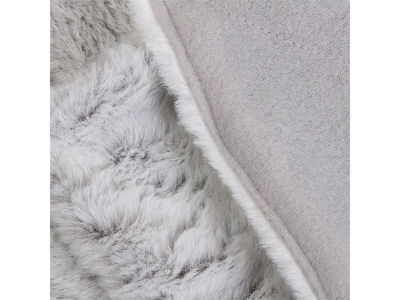 Plaid Imitation Fourrure Xxl 140x200cm Gris