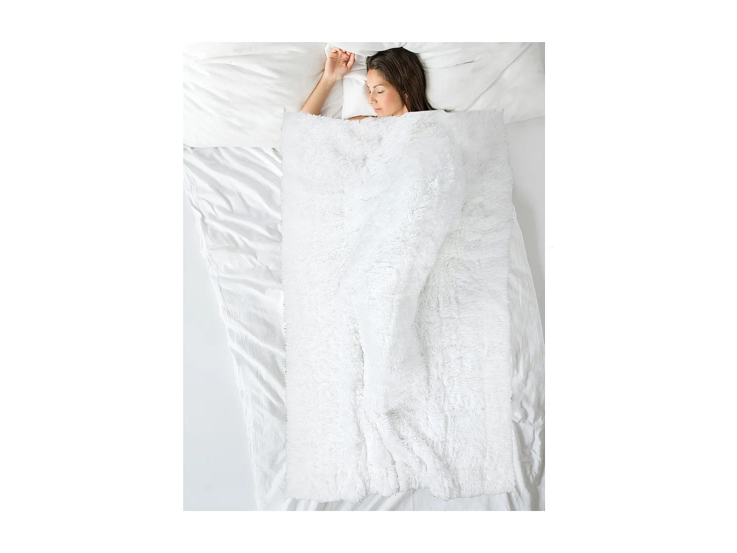 COUVERTURE PONDEREE FOURRURE 150X200CM M1