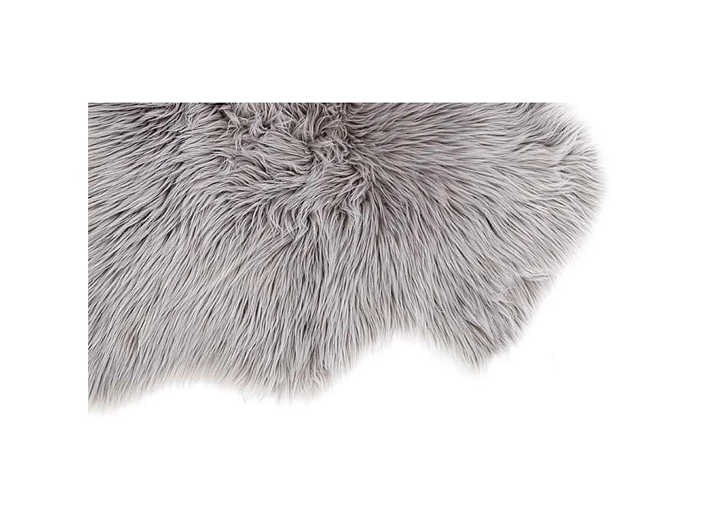 Katy lamsvel geïmiteerd 90x60cm grijs.