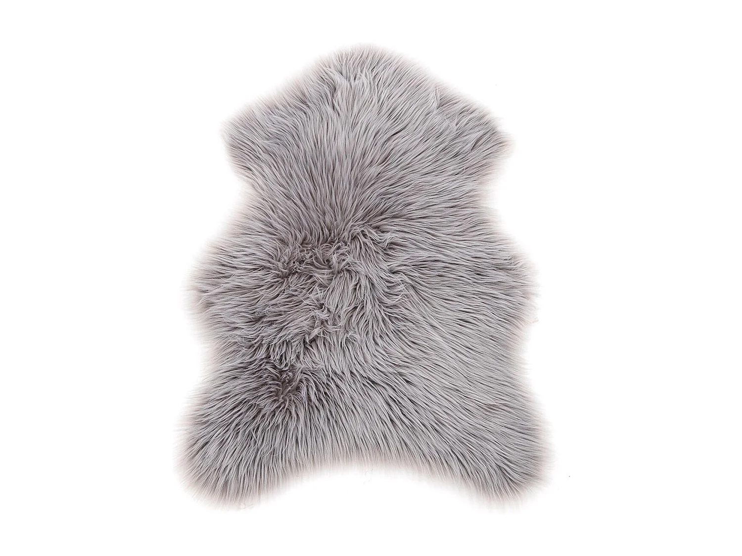 Tapis Imitation Fourrure "Katy" 60x90cm Gris