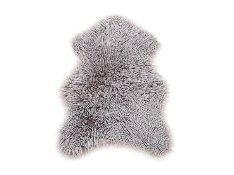 Katy lamsvel geïmiteerd 90x60cm grijs.