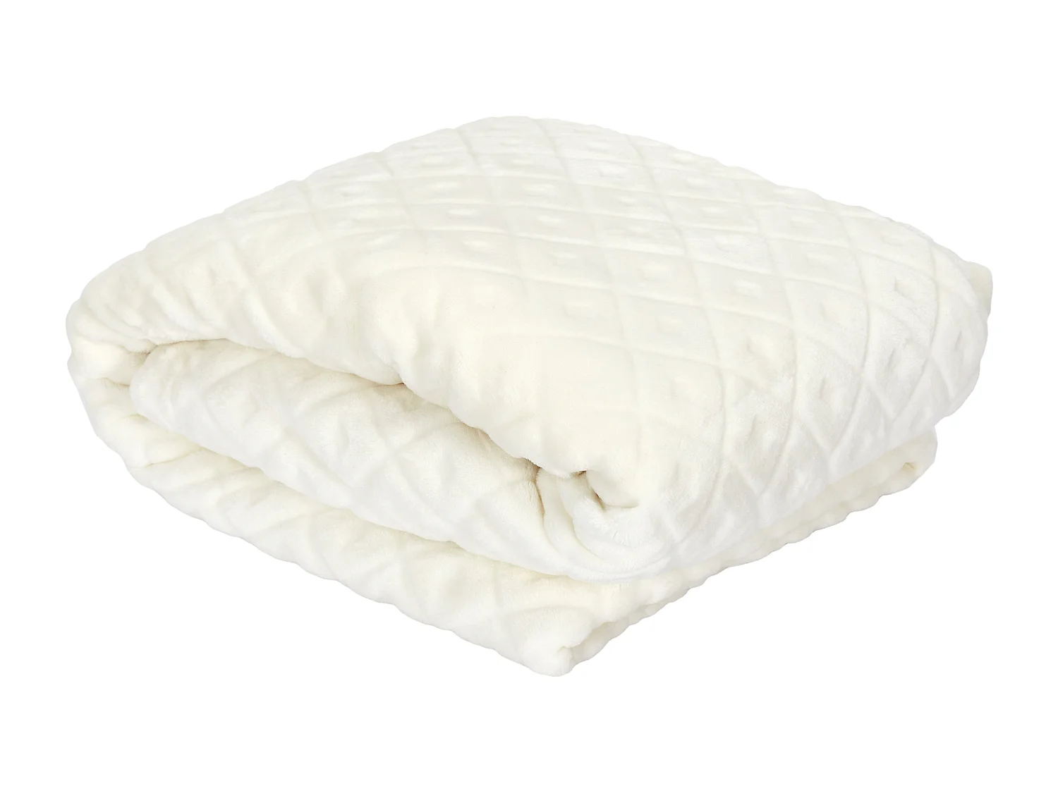 Plaid Embosse Beige 140x200cm Beige