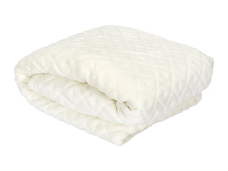 Plaid Embosse Beige 140x200cm Beige