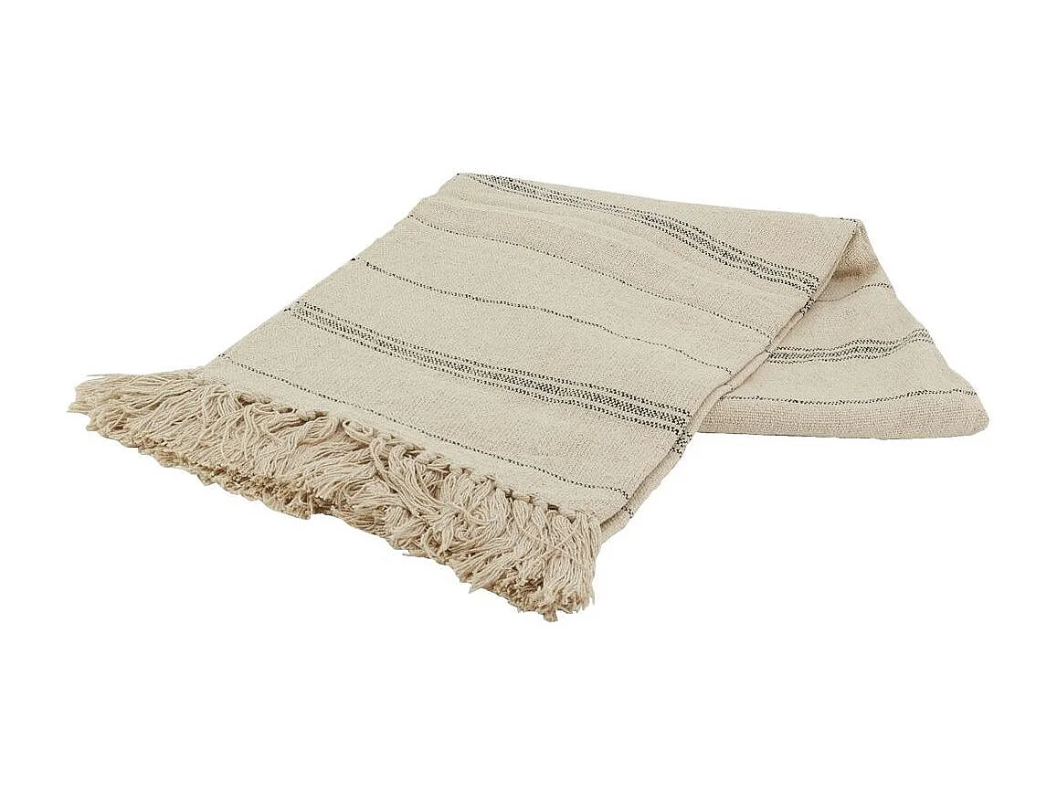 Coperta in cotone a righe