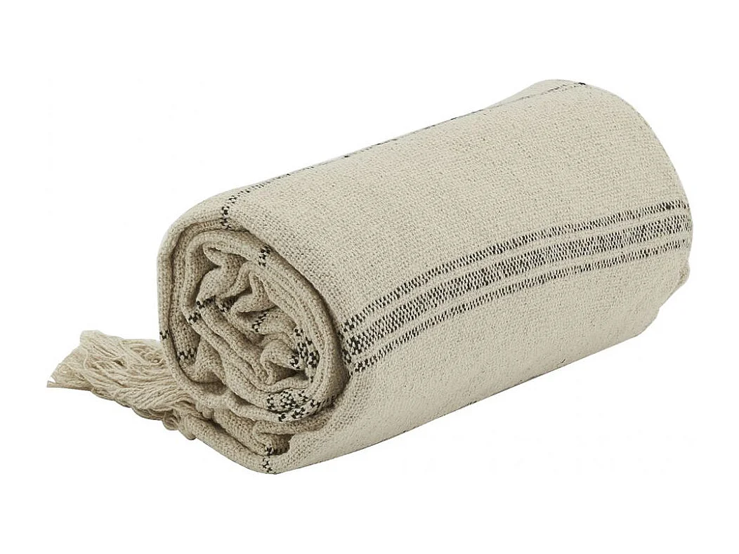 Coperta in cotone a righe