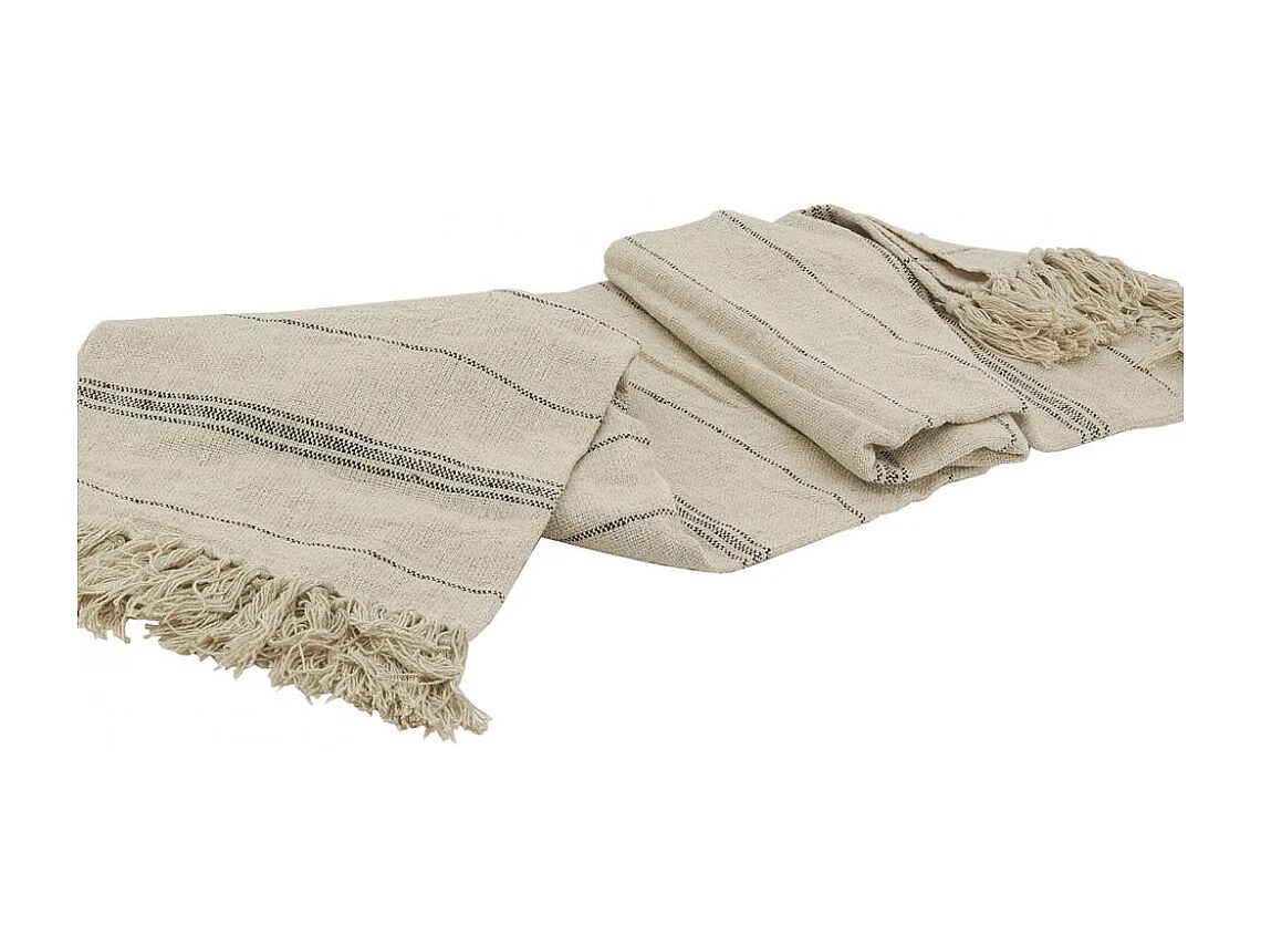 Coperta in cotone a righe