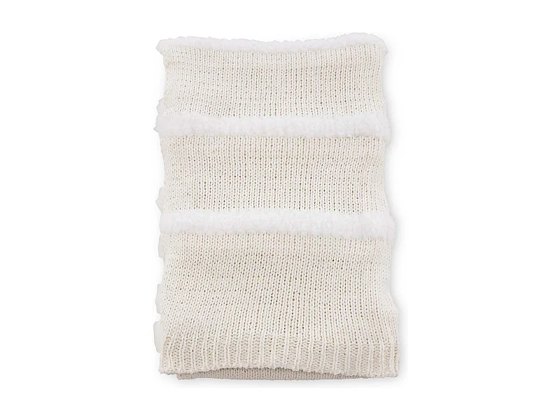 Sofaüberwurf aus Polyester und Kunstpelz Katleen 170 x 130 cm