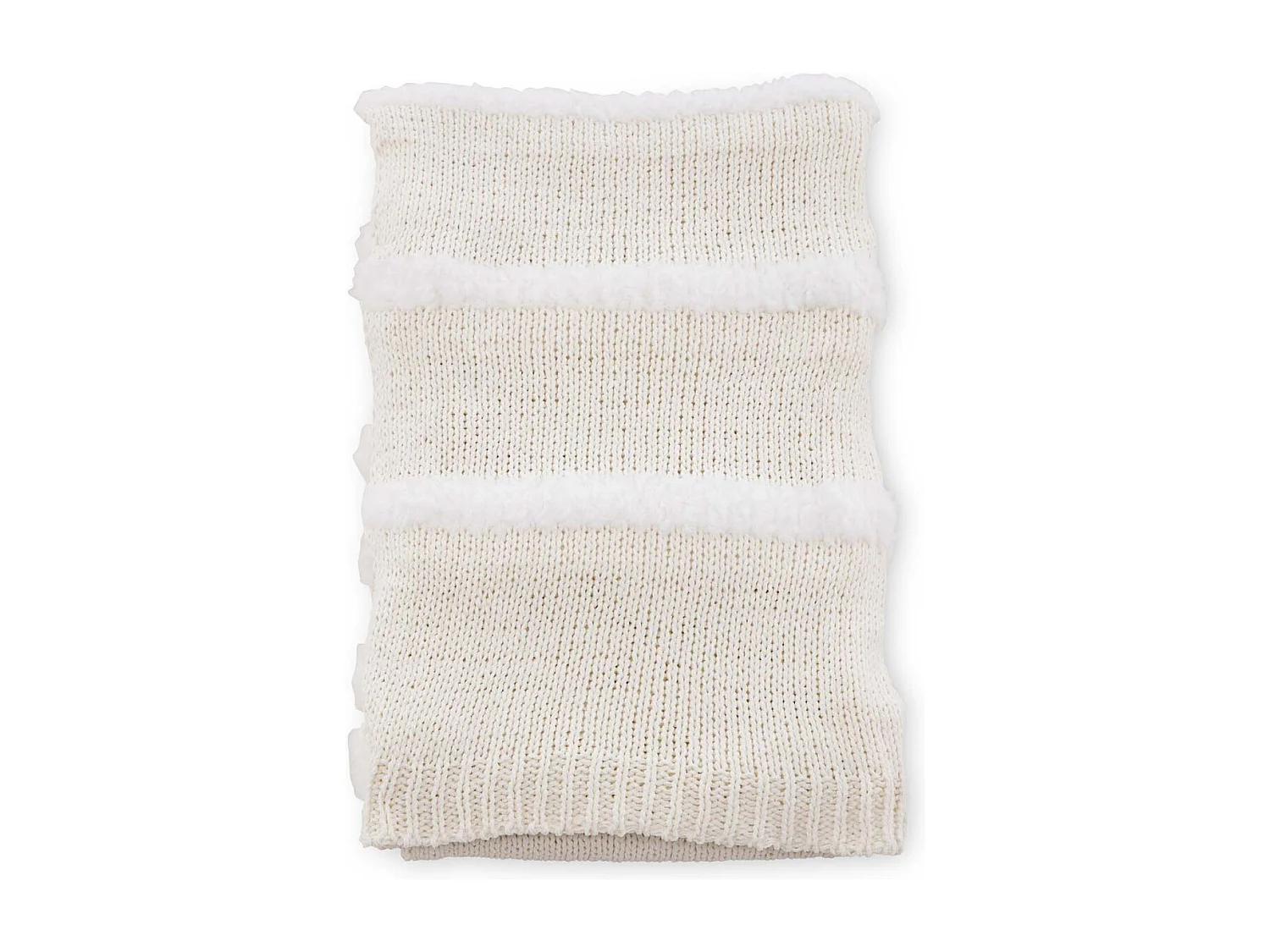 Plaid Déco "Katleen" 130x170cm Naturel