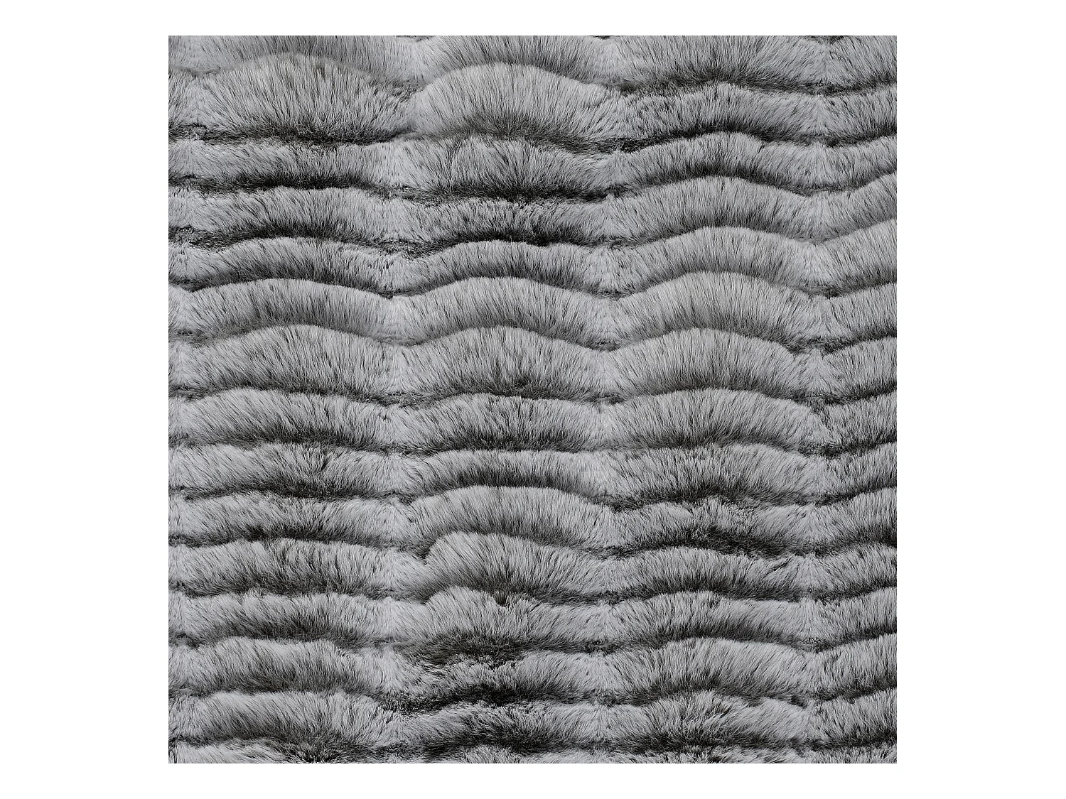 Plaid Imit Fourrure Opulence Gris 120x150cm Gris