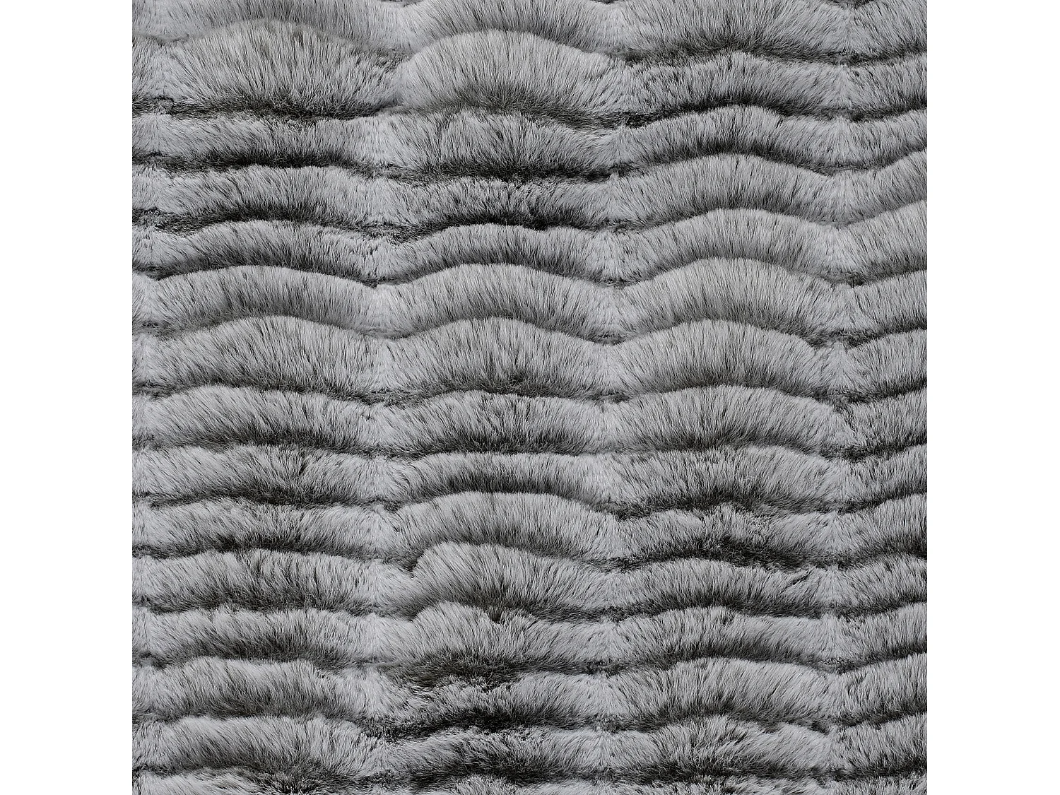 Plaid Imit Fourrure Opulence Gris 120x150cm Gris