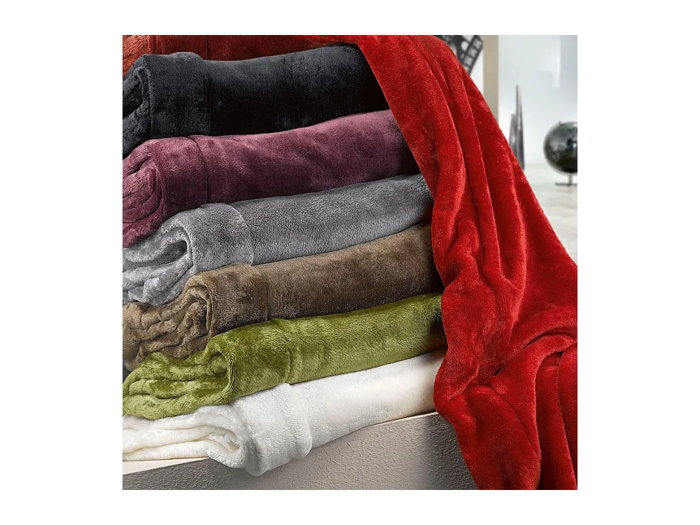 Plaid en polyester Tender 200 x 150 cm Ombre