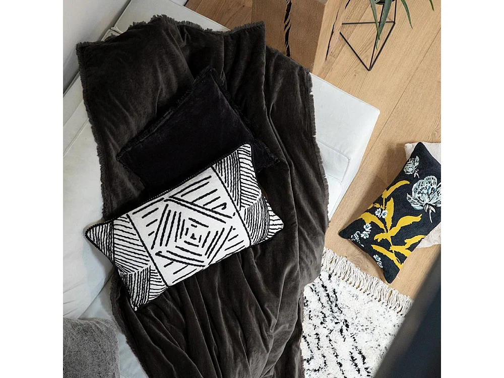 Plaid aus Baumwolle und Polyester Fara 200 x 135 cm