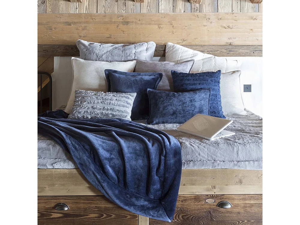 Plaid en polyester Tender 200 x 150 cm Encre