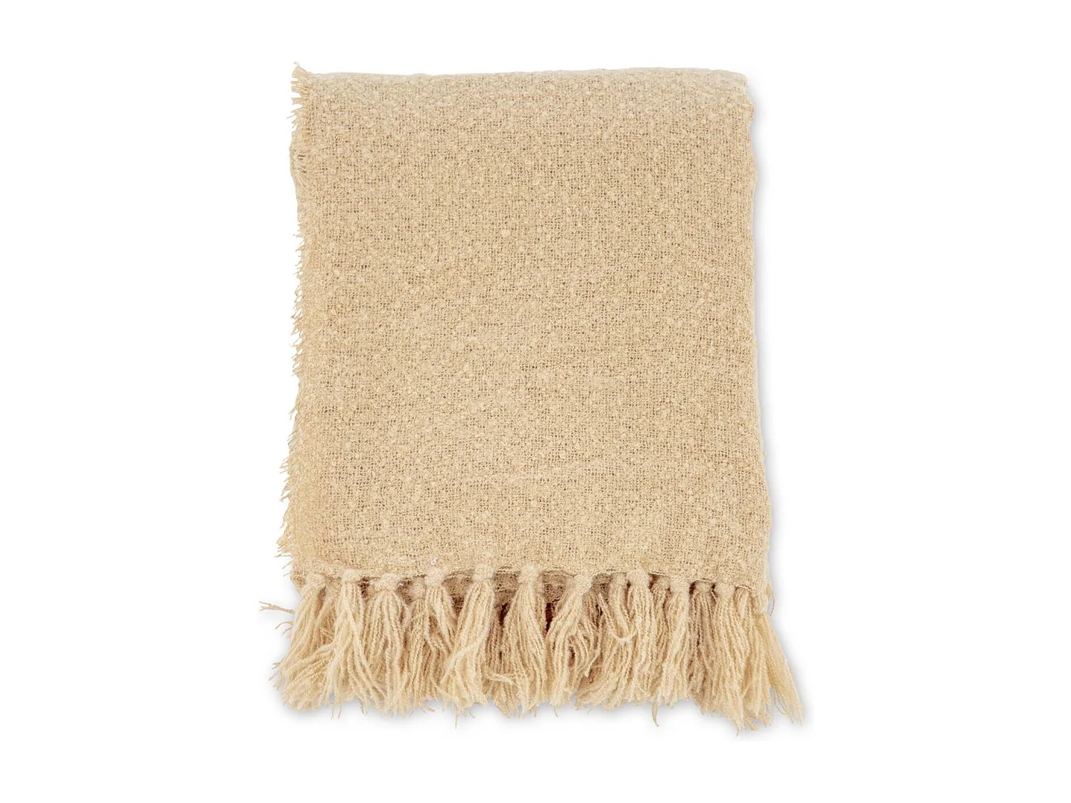 Stanly plaid 170x130cm beige.