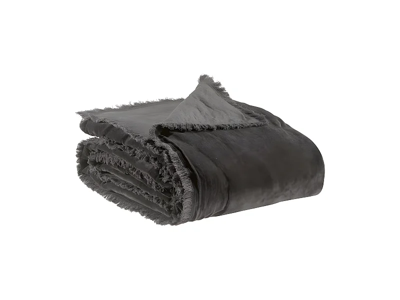 Effen plaid Fara Amber 135 x 200 cm