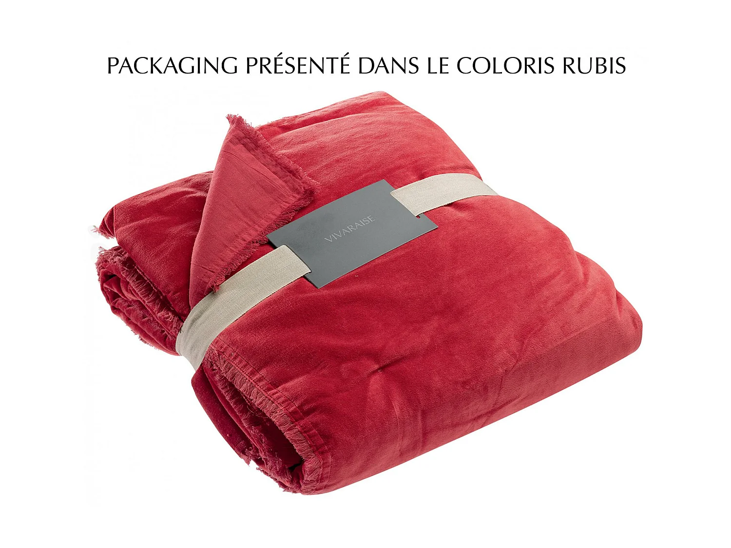 Plaid aus Baumwolle und Polyester Fara 200 x 135 cm