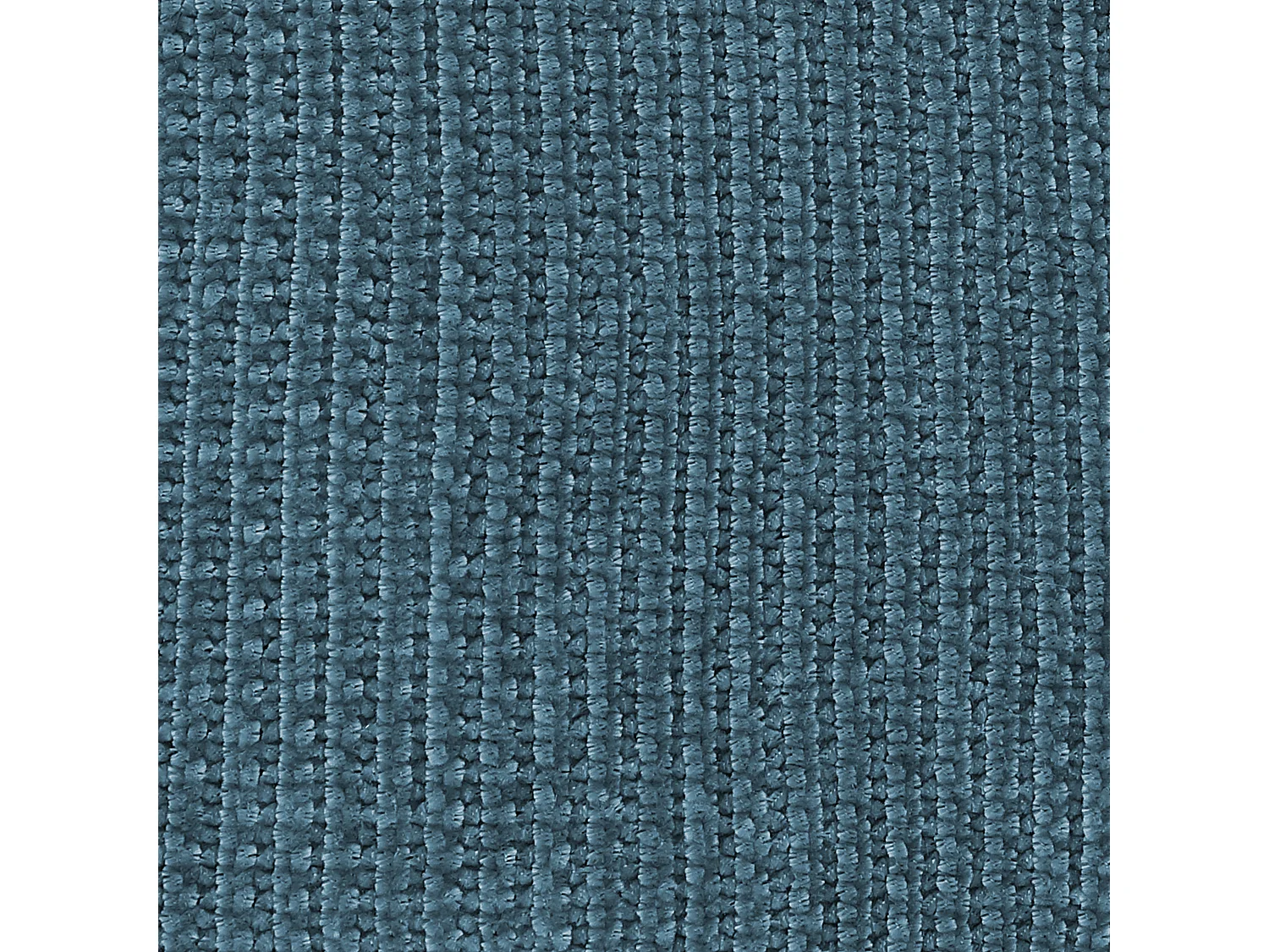 Plaid Chenille Frange Bleu Canard 120x150cm Bleu