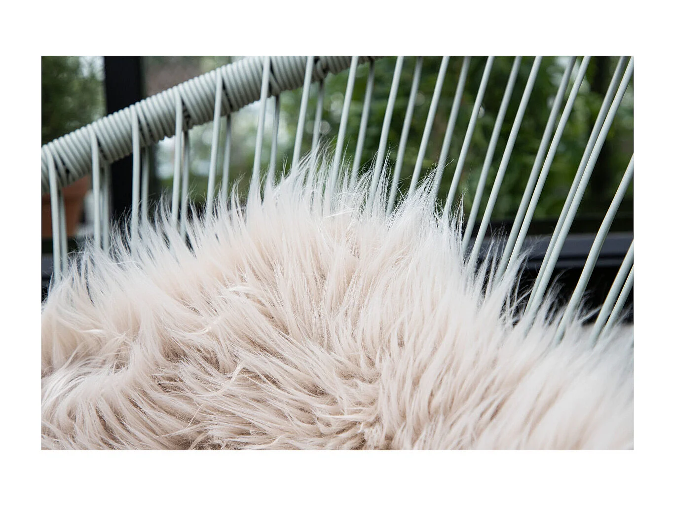 Copridivano in poliestere e acrilico Katy 90 x 60 cm