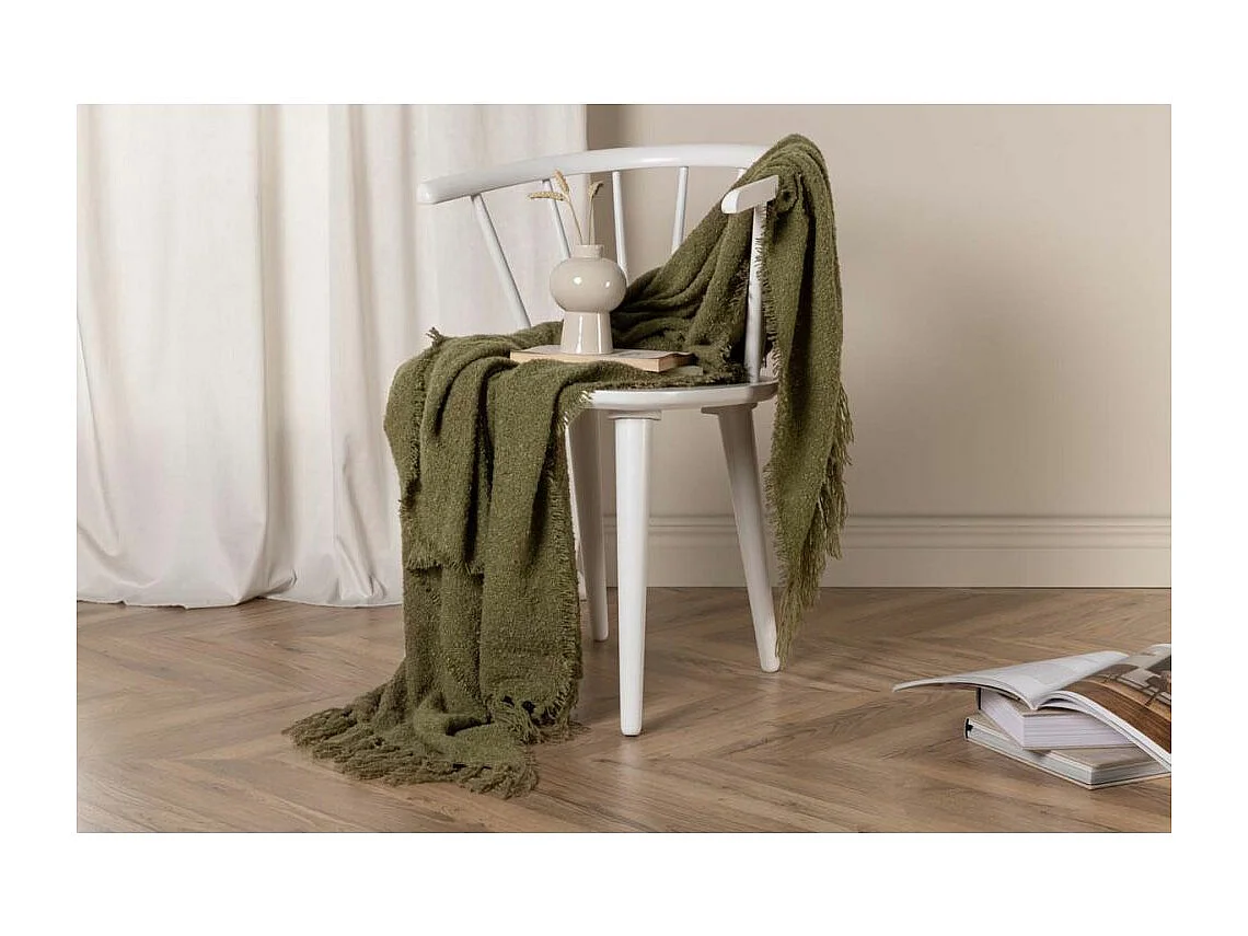 Stanly plaid 170x130cm groen.