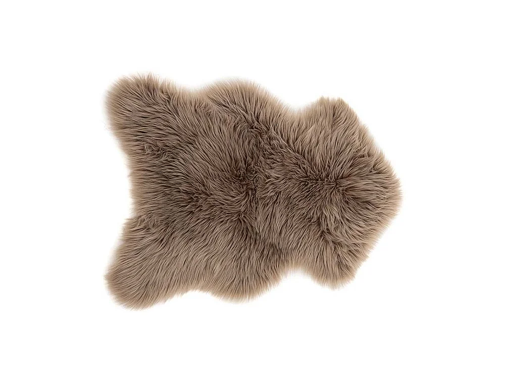 Tapis Imitation Fourrure "Katy" 60x90cm Marron