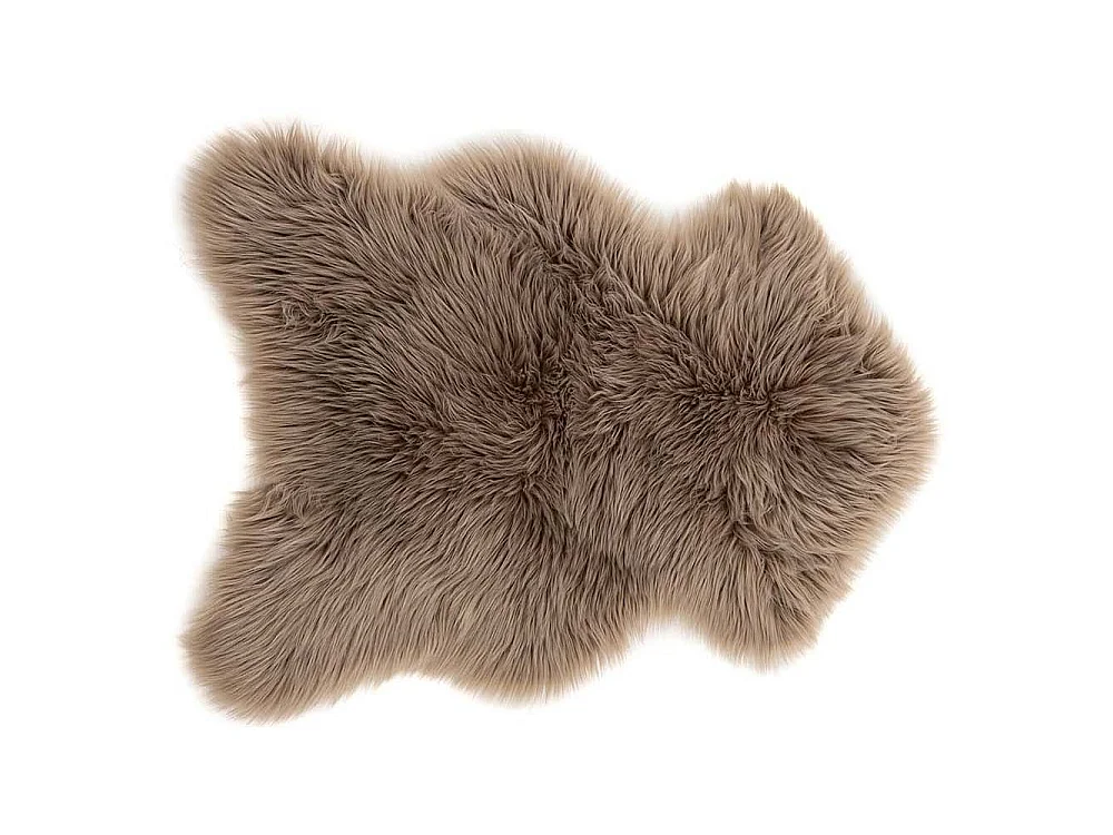 Tapis Imitation Fourrure "Katy" 60x90cm Marron