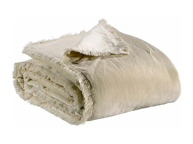 Plaid aus Baumwolle und Polyester Fara 200 x 135 cm