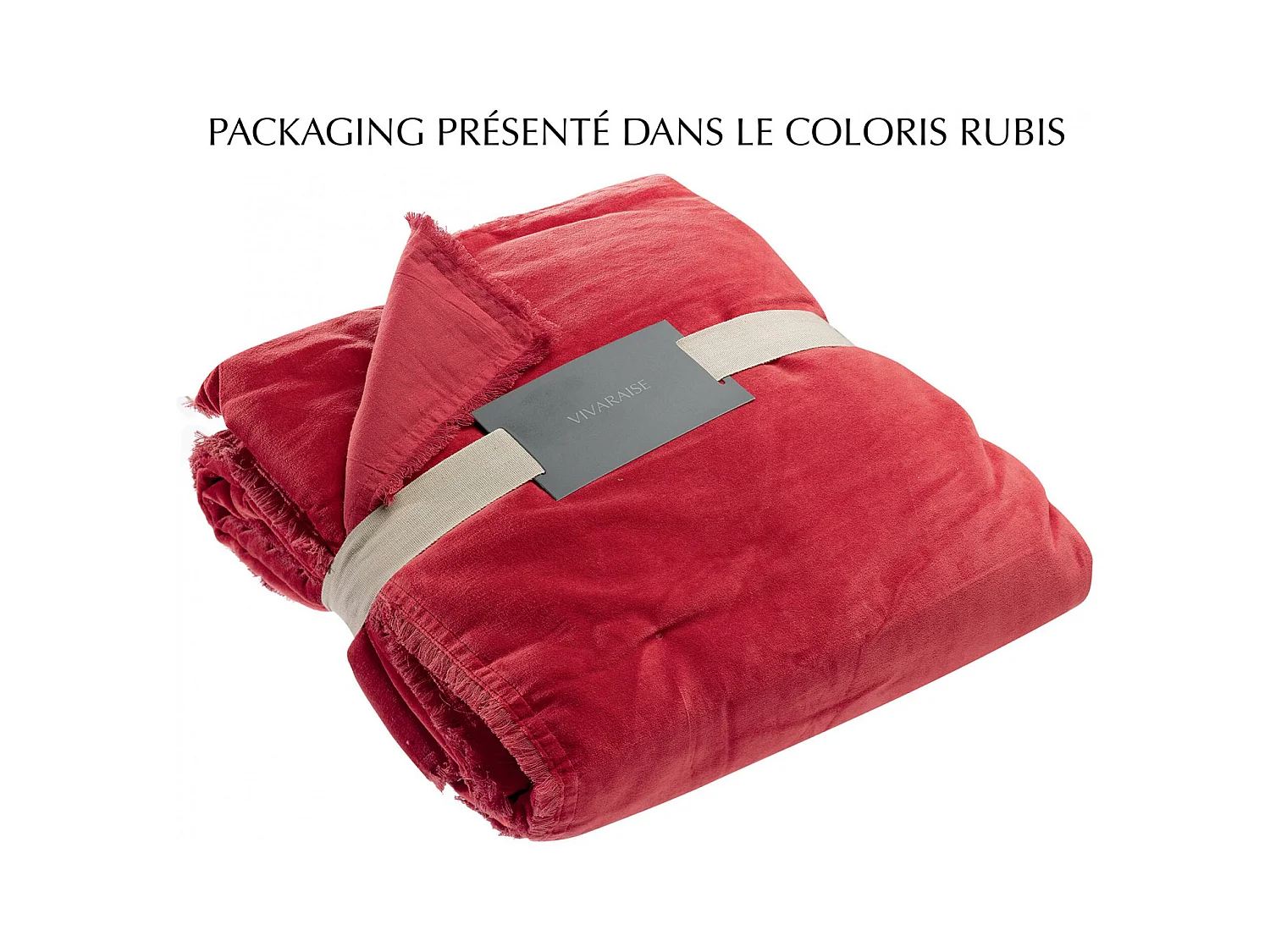 Plaid aus Baumwolle und Polyester Fara 200 x 135 cm