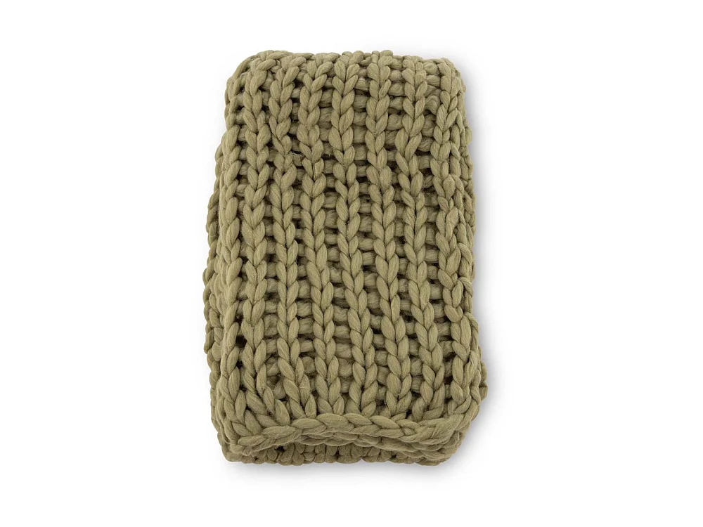 Grobmaschige Sofaüberwürfe aus Polyester Kate 170 x 130 cm