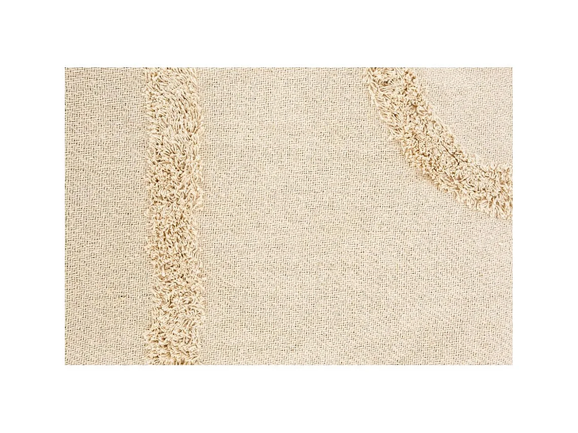 Plaid en coton tufté