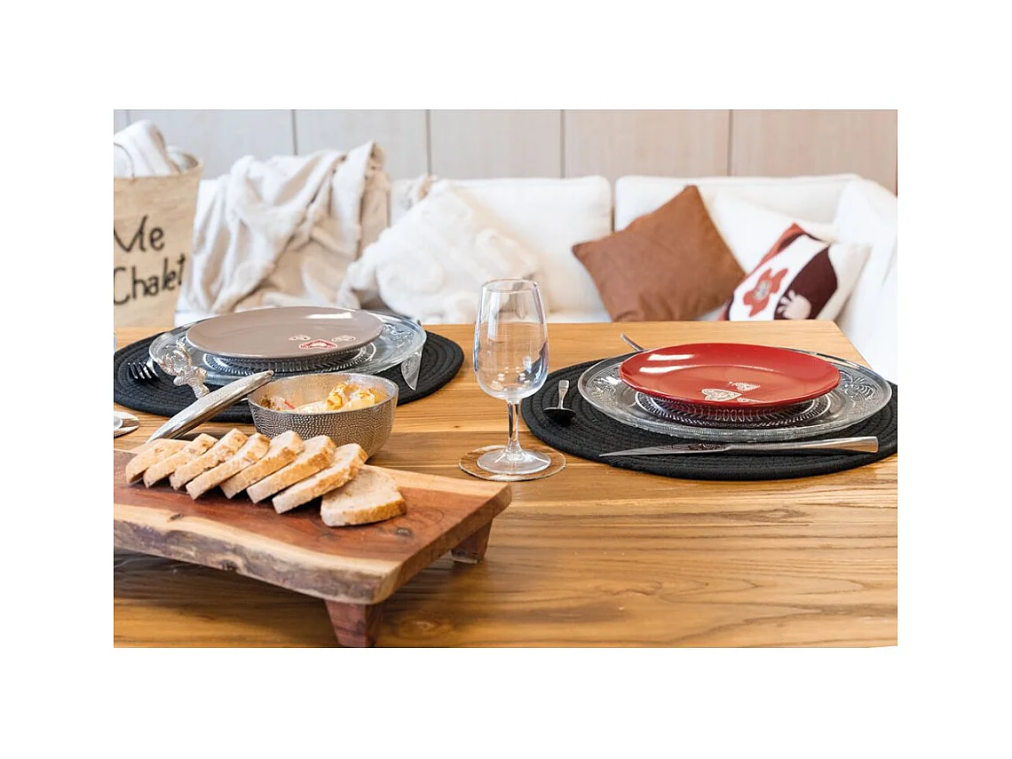 Plaid en coton tufté