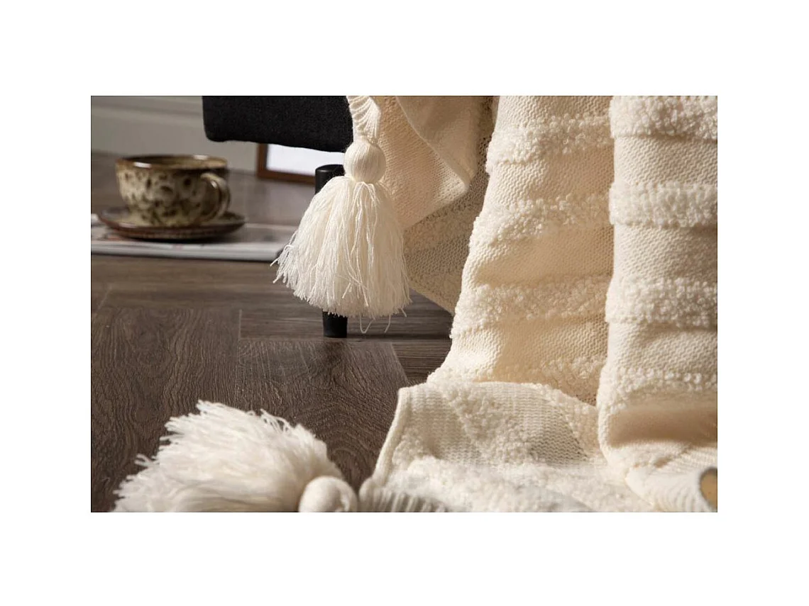 Sofaüberwurf aus Acryl Katlyn 130 x 170 cm