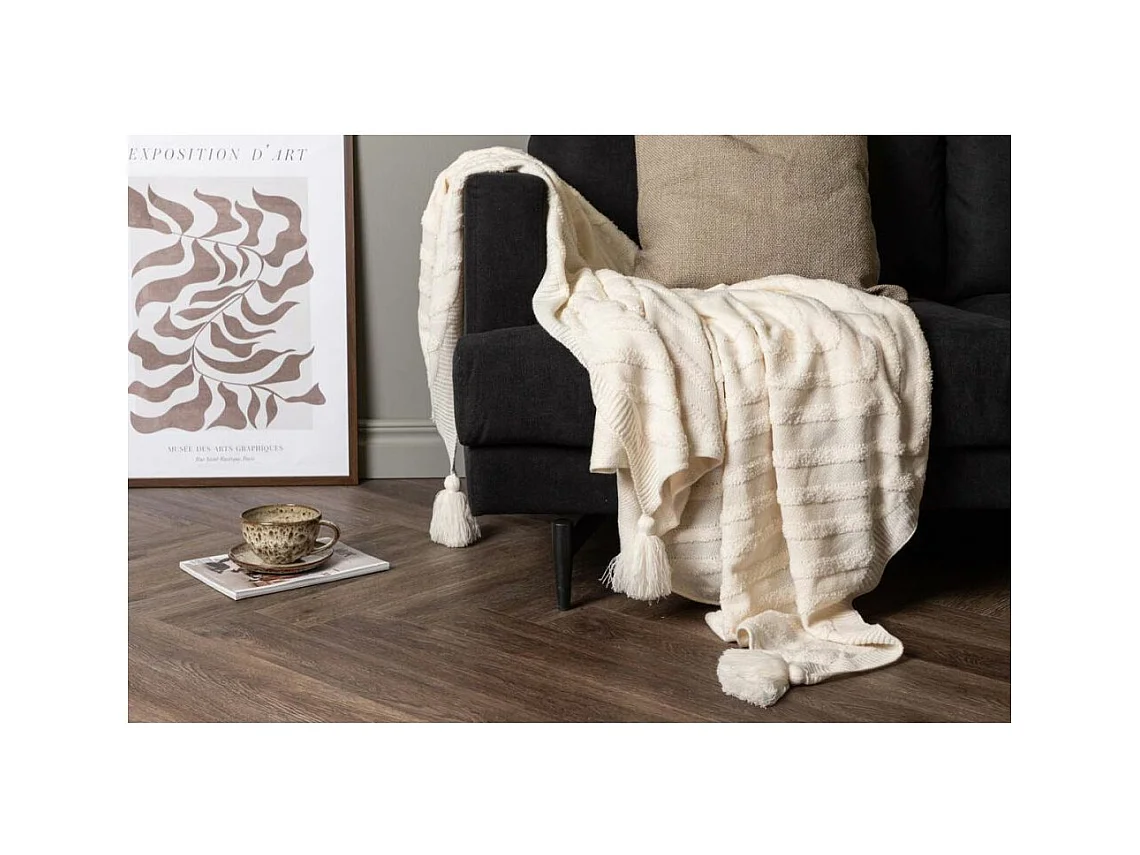 Sofaüberwurf aus Acryl Katlyn 130 x 170 cm