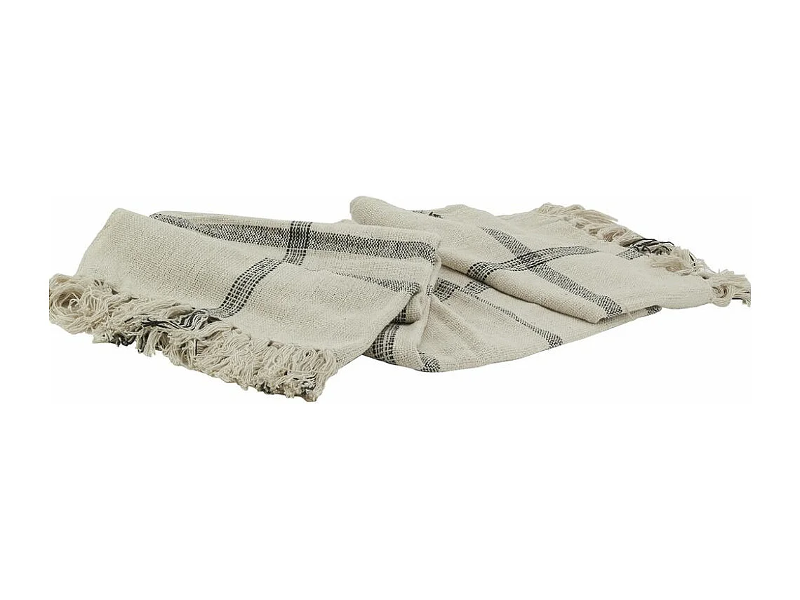 Coperta a quadri in cotone