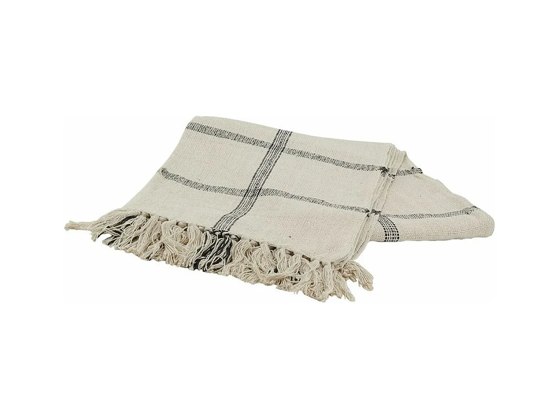 Plaid à carreaux en coton