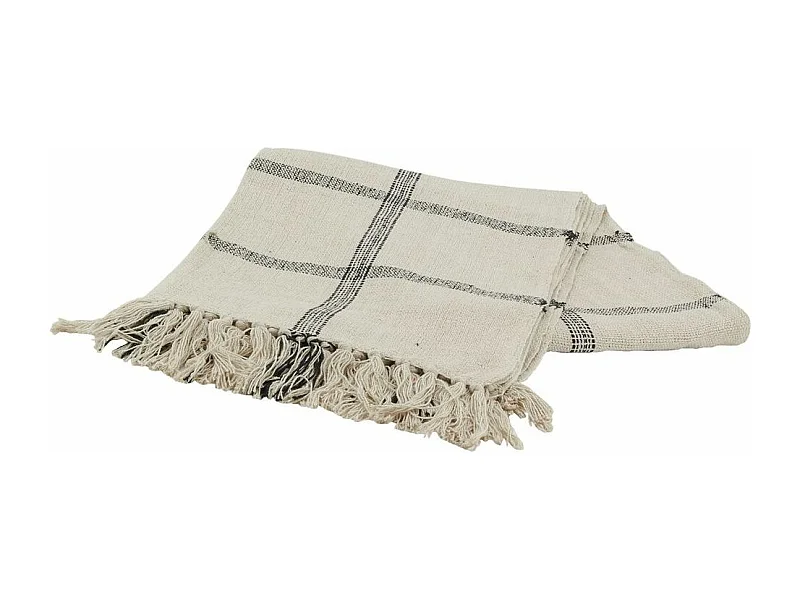 Plaid à carreaux en coton